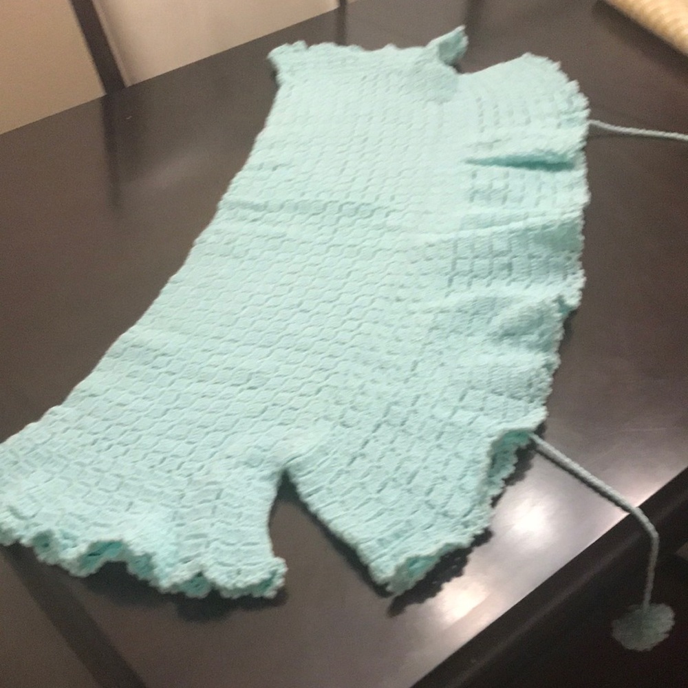 Crocheted Cocoon shawl